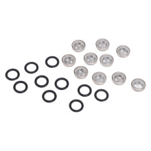 Brake Master Cylinder Sight Glass 10pcs with O Ring for Motorcycle ATV 12mm