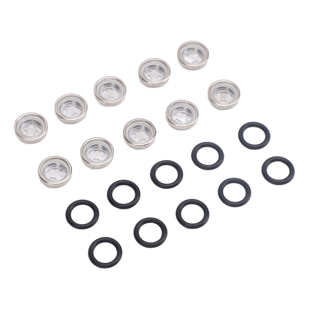 10Pcs Motorcycle Brake Master Cylinder Sight Glass With O Ring 12Mm Diameter 8181386574124