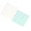 10 Stück Plüsch-Schaumstoff-Interlock-Matte 31x30cm Mint/White 16