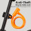 Portable Steel Cable Bike Lock 1.15m Waterproof Keyless Antitheft 7
