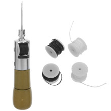 Sewing Awl Set with Wooden Handle for DIY Repair
