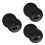 3Ensembles Base De Calage Fer Pour Direction Accessoire Noir 5