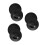 3Ensembles Base De Calage Fer Pour Direction Accessoire Noir 6