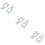 6Pcs Silver Aluminum Steering Wheel Alignment Clamp Gasket for Car Use 11