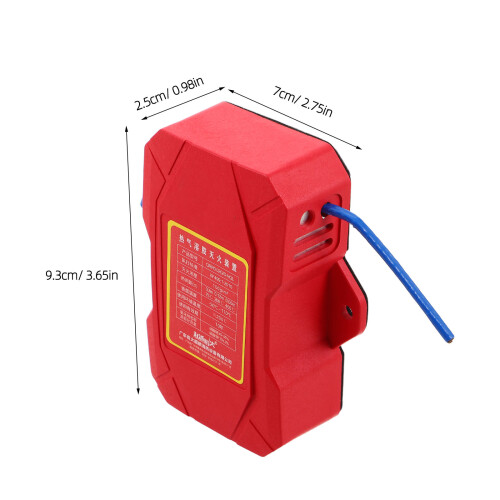 Red Aluminum Automatic Vehicle Fire Extinguisher Compact Aerosol 2