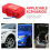 Red Aluminum Automatic Vehicle Fire Extinguisher Compact Aerosol 9
