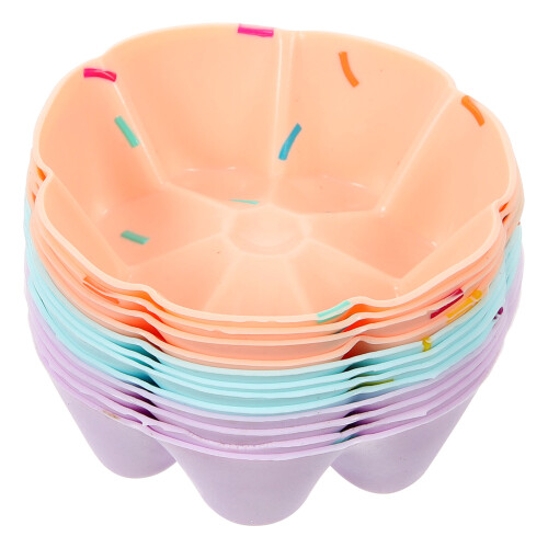 60Pièces Moules Silicone Antiadhésifs Pour Cupcakes Maison 1