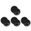 4Sets Black Iron Rubber Wheel Alignment Tool Base for Vehicle Steering 3