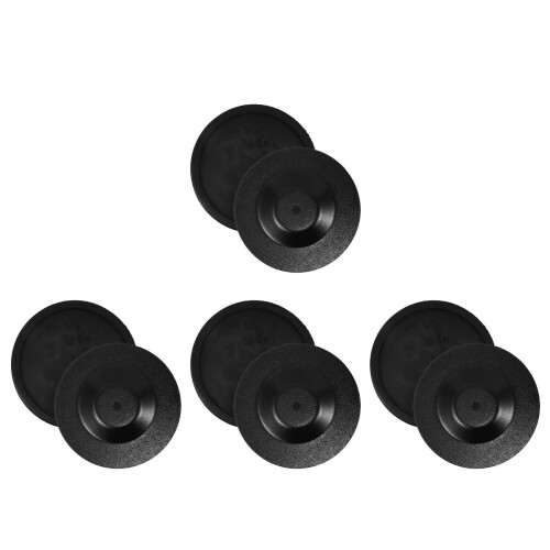 4Sets Black Iron Rubber Wheel Alignment Tool Base for Vehicle Steering 2