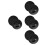 4Sets Black Iron Rubber Wheel Alignment Tool Base for Vehicle Steering 9