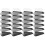 100Pcs Disposable 6 Inch Cake Slice Boxes - Secure Clamshell Design 10