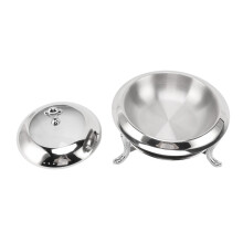 Round Stainless Steel Chafing Dish Buffet Set 20cm, Portable Catering Warmer