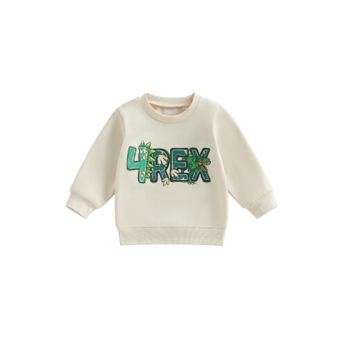 (4-5 Years, Beige) Γενέθλια φούτερ νήπιου μπλούζες φθινοπώρου