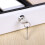 Portable Fireproof Safe Box 200x160x90mm Metal Security Case White 3