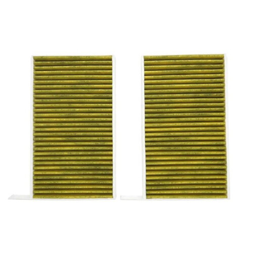 Auto 1 Pair Air Conditioning Filter PM2.5 Activated Carbon Filter Grid 1107681-00-A for  Model 3