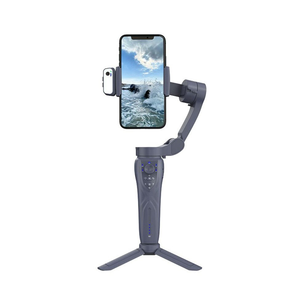 F12 3-Axis Handheld Gimbal Smartphone Stabilizer Cellphone Selfie Stick For Phone Vlog Anti Shake Video Recording Black 6132286748636