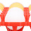 Jumping Ball Table Game - Interactive Plastic Bouncing Toy, 29.2cm Red Board 9