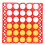 Jumping Ball Table Game - Interactive Plastic Bouncing Toy, 29.2cm Red Board 8