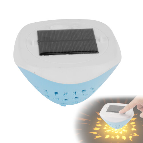 Solar Floating LED Fish Projection Lamp with 4 Colors, IP67 Waterproof, 6 Modes 2