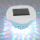 Solar Floating LED Fish Projection Lamp with 4 Colors, IP67 Waterproof, 6 Modes 4