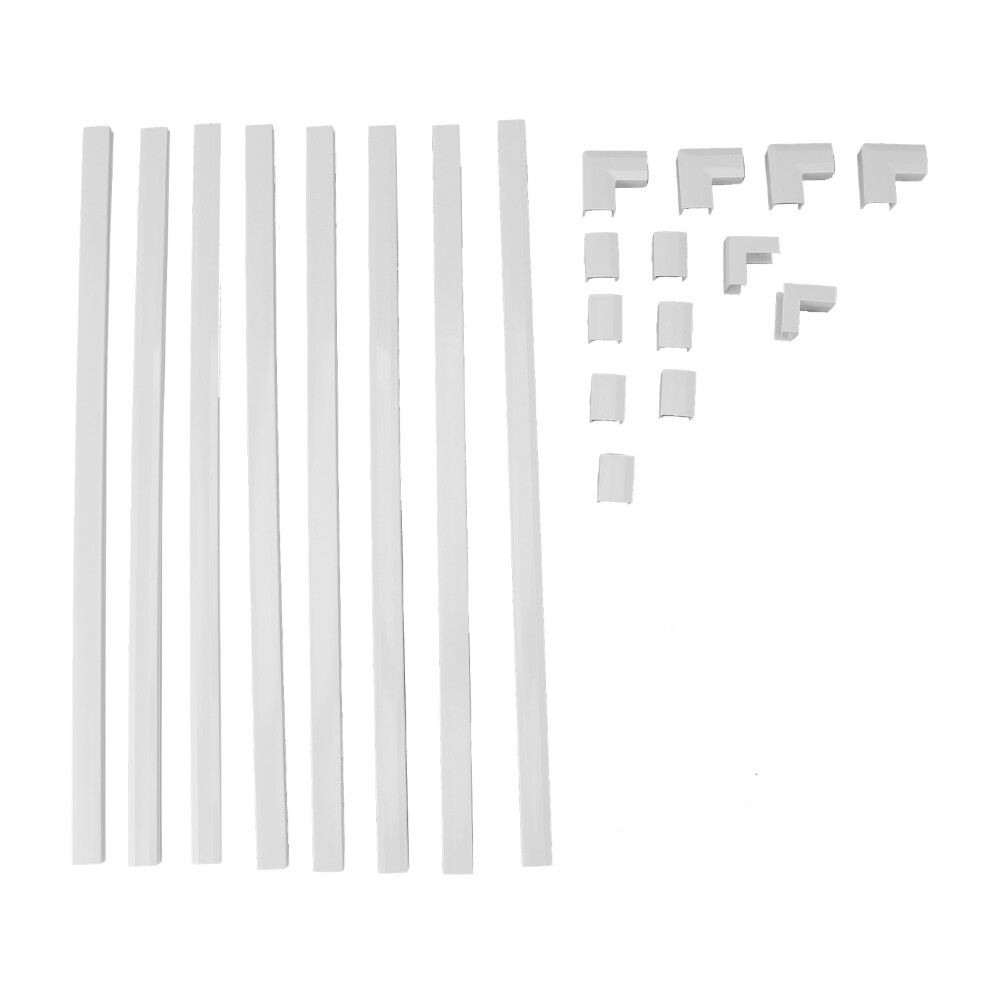Cable Management Raceways For Tv & Office 15.75X0.59x0.35in Cable Hider Kit 8741385799401
