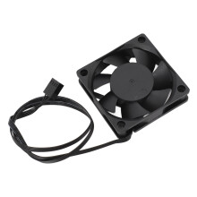 60mm PBT 4-Pin PWM PC Case Fan, 3000RPM, Black, Dual Ball Bearing