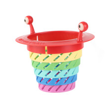 Foldable Plastic Sink Strainer – Colorful Kitchen Drain Clog Catcher 110-118mm