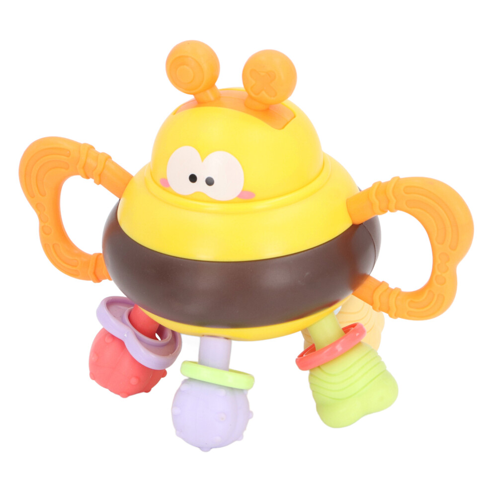 3 in 1 Baby Rattle & Teether Set, 10pcs Colorful Silicone Gum Massagers
