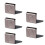 5X M2 SSD Case M.2 NVME 2230 SSD Enclosure, USB 3.2 10Gbps to NVME M-Key External Solid State Drive Case 1
