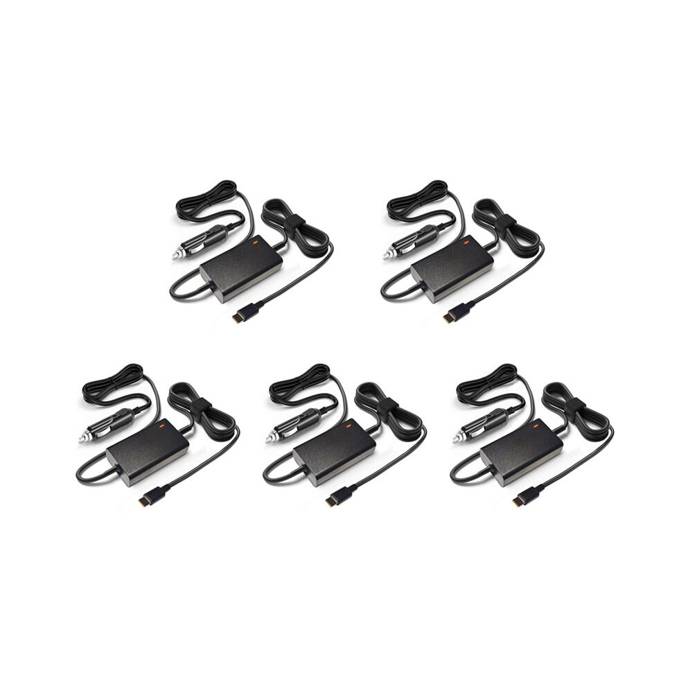 5X 100W 12V-24V Universal Car Charger Usb-C Pd 5V 9V 12V 15V 3A 20V 5A For Book Laptops Tablets Smartphones Black 6132050859742