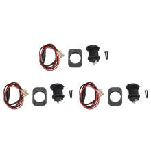3X Zigarettenanzünder Verteiler 12V Kfz Zigarettenanzünder Adapter Buchse für Auto Motorrad Boot Universal Wasserdichte -Zigarettenanzünder
