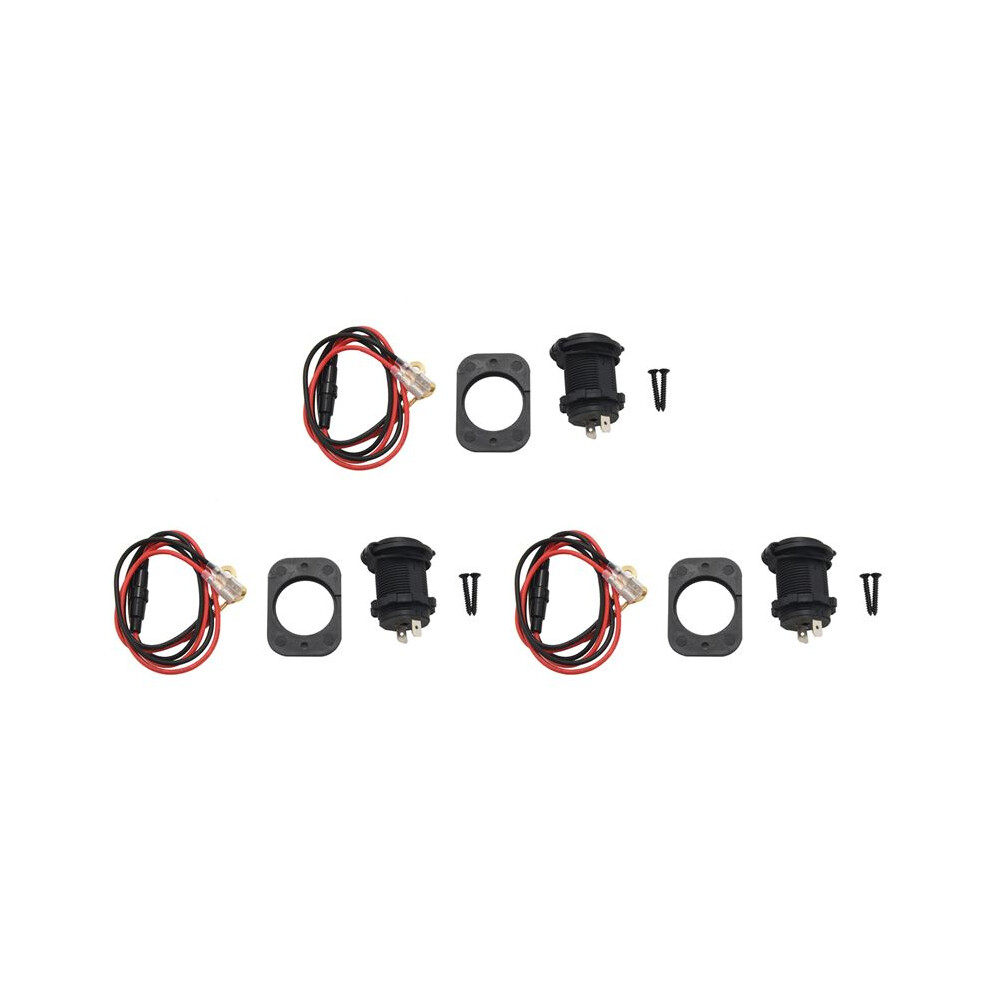 3X Cigarette Lighter Distributor 12V Car Cigarette Lighter Adapter Socket For Car Motorcycle Boat Universal Waterproo 6031726553505