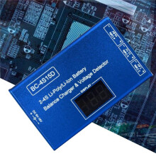 5X BC-4S15D Caricabatterie Bilanciato Agli Ioni di Litio Lipo, Rilevatore di Tensione, Display Digitale LCD, Caricabatterie Bilanciato per Batteria RC