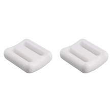 2X Dive Weights for Scuba Diving Weight Belt Coated Lead Diving Weights Coated Dive Weights, 1000g White