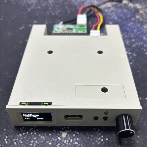 2X SFRM44-U100LQD-435 Floppy Drive Emulator with OLED Screen & Rotary Encoder OLED Flash Floppy Drive 2