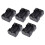 5X Double Side Spring 6 X 1.5 V AA Battery Holder Case Box Black 1