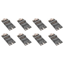 8X Adattatore per Custodia SSD da M.2 un Tipo C M2 NVME Scheda Interposer per Custodia HDD JMS583 Chip 10 Gbps Supporto 2230 2242 2260 SSD