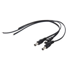 3 pezzi 2.1x5.5mm Collegare il cavo di alimentazione CC per telecamere di sicurezza a circuito chiuso videocamera
