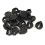 3V CR2032 CR2025 Button Cell Battery Holder Adapter Black 60 Pieces 2