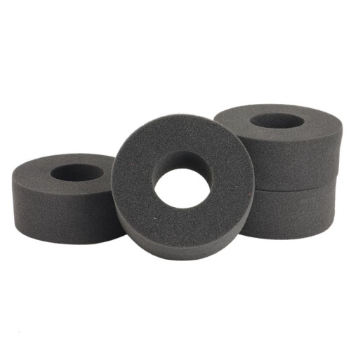 12 Peças Pneu de 2,2 Polegadas Espuma de Esponja Macia Ajuste 1/10 RC Esteira 125-130 mm Diâmetro 2,2 Polegadas Pneus 1