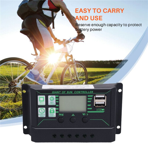 30W Solar Panel Car Van Boat Caravan  Trickle Portable 12V Battery Charger with 100A Controller 2