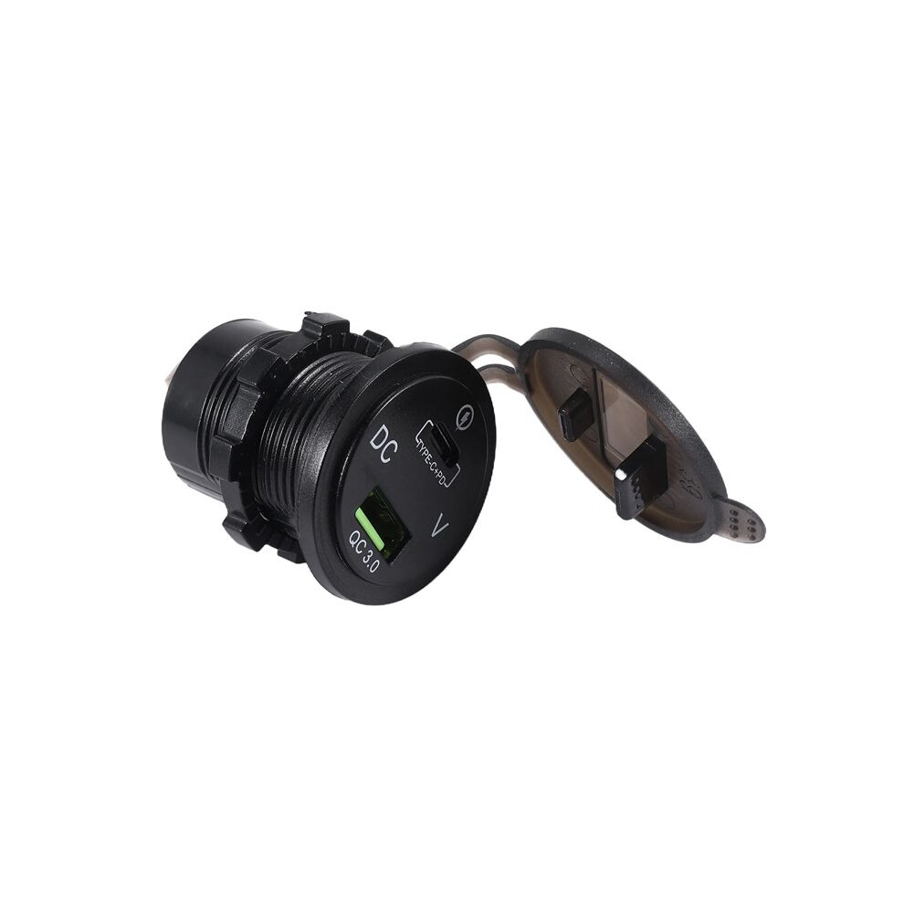 18W Quick Charge 3.0 Usb Car Charger 48W Type-C Pd Fast Charge Socket Outlet Adapter For Car, Boat, Rv, Motorcycle 4711675872460