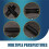 10x Black Open Battery Holder Case Box for 3.7V 18650 Battery 7
