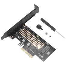 M.2 NVME SSD to PCIe 4.0 Adapter Card 64Gbps SSD PCIe4.0 X4 Adapter for Desktop PC PCI-E GEN4 Full Speed