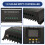 80A MPPT/PWM Solar Charge Controller 12V/24V/36V/48V Auto Controller Tools Solar PV Batteriladdare med LCD & Dual USB 5