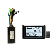 24V 36V 48V 500W 750W Three-Mode 9 Buizen Borstelloze 26A Controller Throttle Rem Kit met LED SW900 Display E-Bike Onderdelen