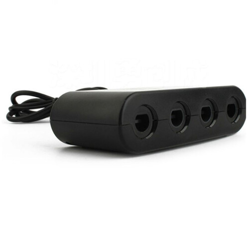 For GameCube Controller Adapter for   U and PC USB - 4  Connection Tap Converter for Multi-Player Games
