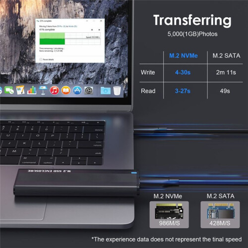 M2 SSD Case NVME  Dual Protocol M.2 Naar USB Type C 3.1 SSD Adapter voor NVME PCIE NGFF  SSD Disk Box M.2 SSD Case
