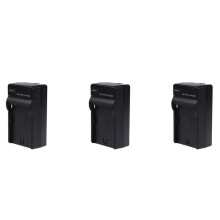 3X Charger Power Supply for NP-FM30 / NP-FM50 / NP-FM70 Batteries DSLR Camera