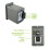 12-60V Motor Speed Controller 20A Adjustable PWM Controller  Forward/Reverse Electric Motor Speed Regulator 3